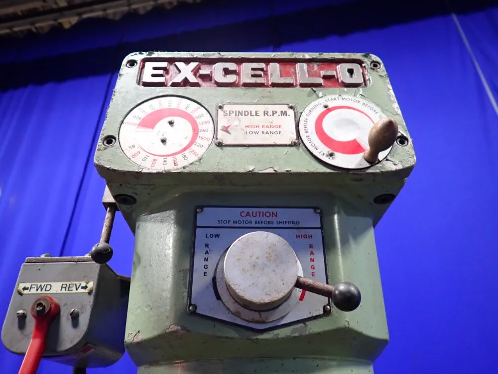 S & K Machine Tool Rebuilder 42" X 9" Vertical Mill - Ex-cell-o