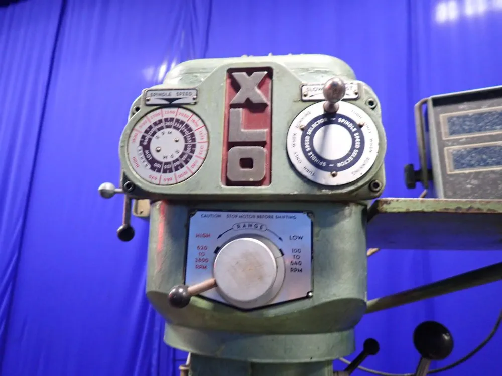 S & K Machine Tool Rebuilder 42" X 9" Vertical Mill - Xlo