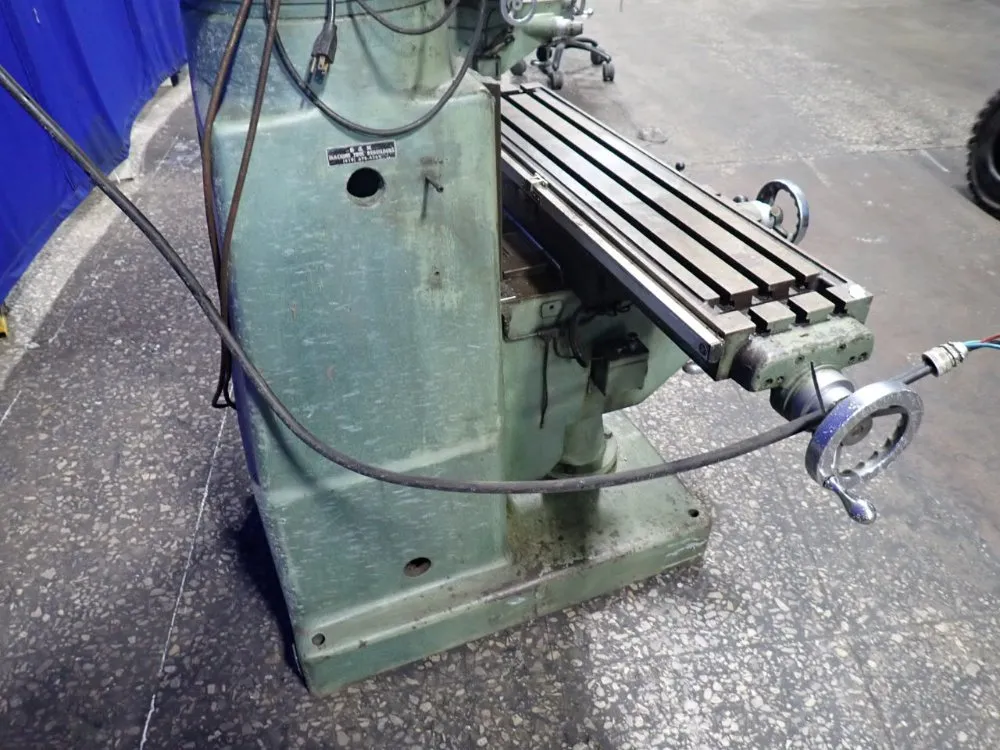 S & K Machine Tool Rebuilder 42" X 9" Vertical Mill - Xlo