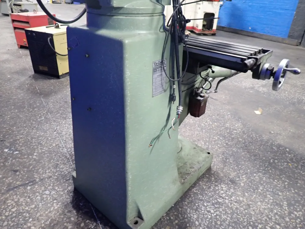 S & K Machine Tool Rebuilder 42" X 9" Vertical Mill - Ex-cell-o