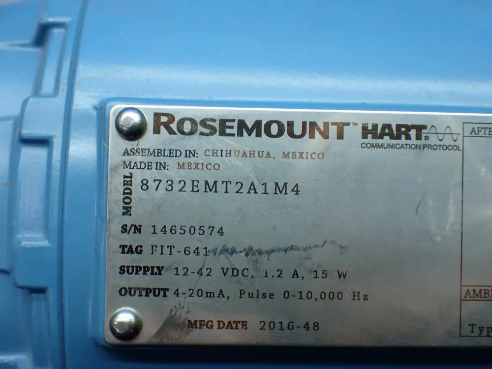 Rosemount 8732emt2a1m4 - 8732emt2a1m4