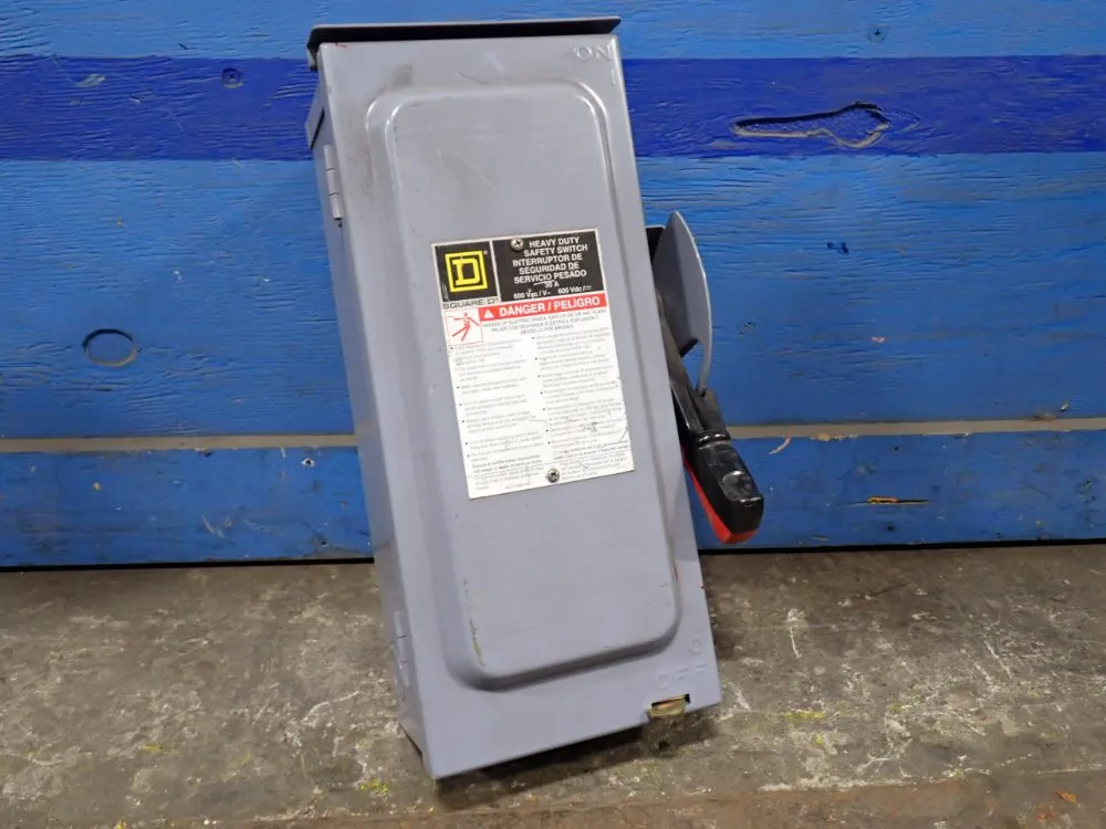 Square D 30 Amp / 600 Vac Non Fusible Disconnect - Hu361rb