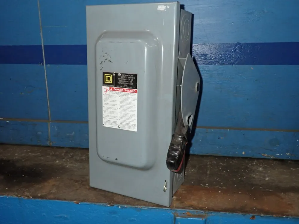 Square D 60 Amp / 600 Vac Non Fusible Disconnect - Hu362