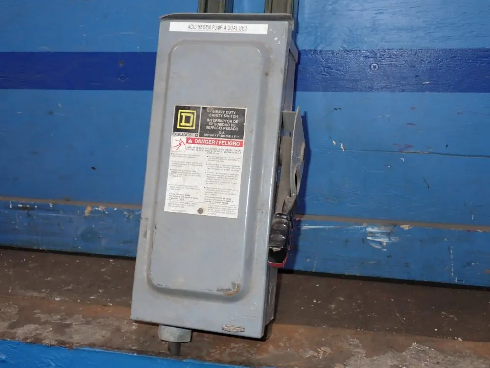 Square D 30 Amp / 600 Vac Non Fusible Disconnect - Hu361rb