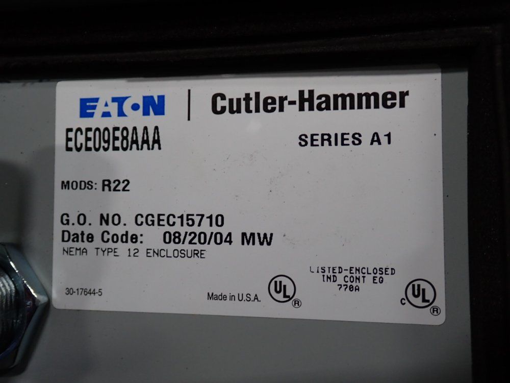 Cutler Hammer Contactor - Ce15ens3