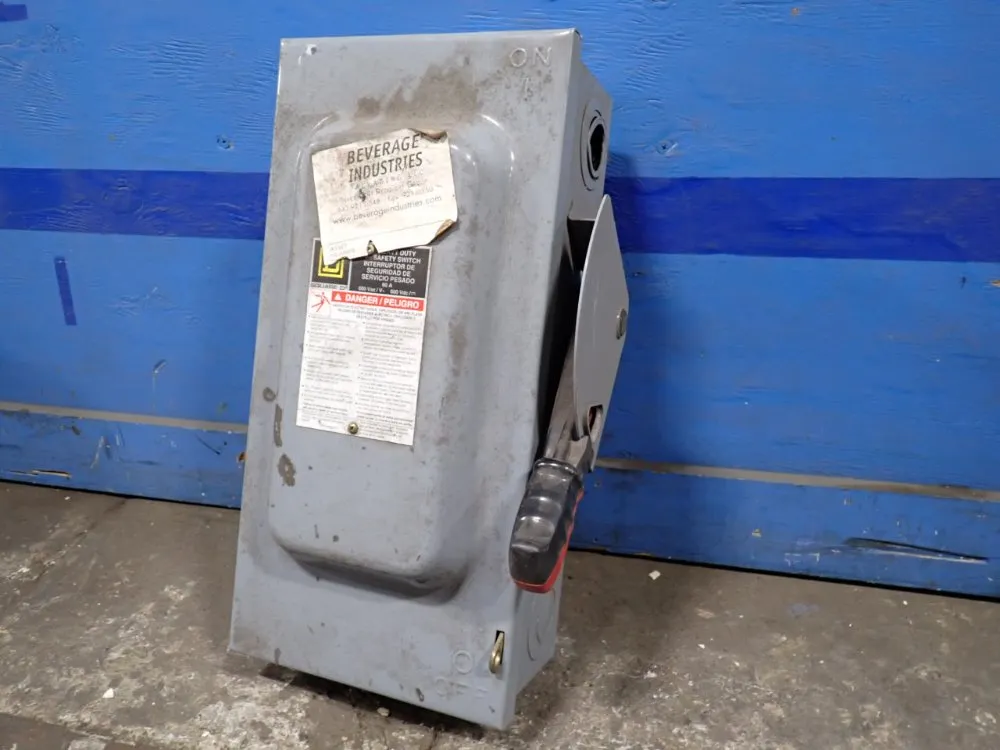 Square D 60 Amp / 600 Vac Fusible Disconnect - H362