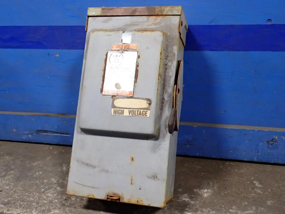 Westinghouse 600 Amp / 600 Vac Non Fusible Disconnect - Rhu362