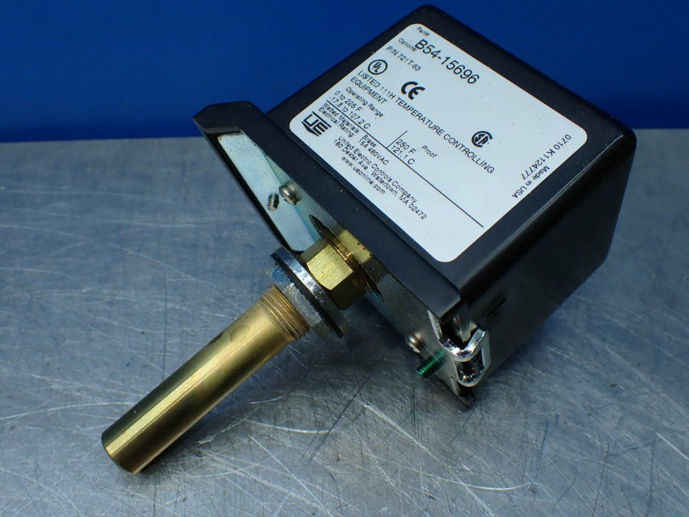 United Electric 0-255f Operating Range Thermostat - M721t-63