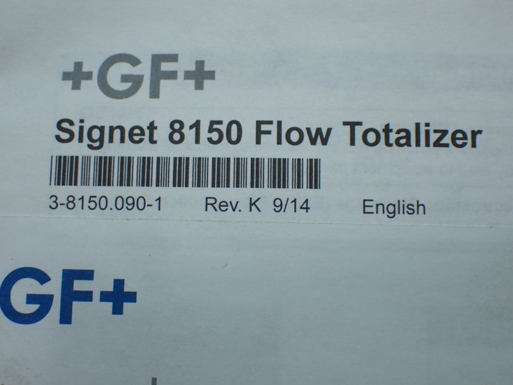 +gf+ Flow Totalizer - 159 000 930