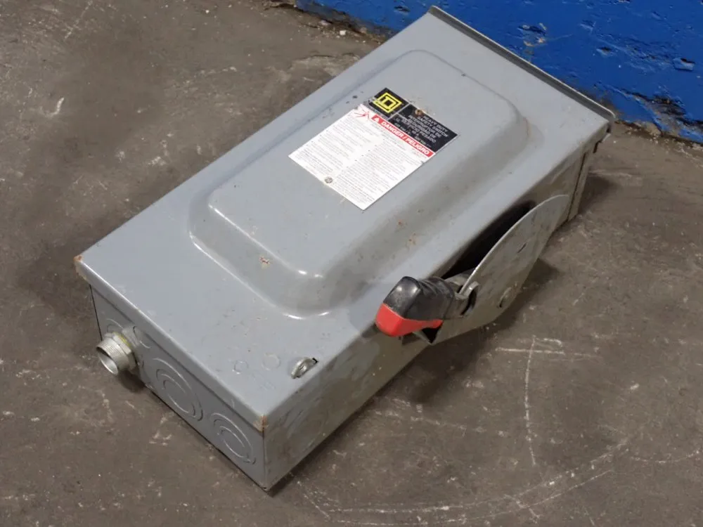 Square D 60 Amp / 600 Vac Fusible Disconnect - H362nrb