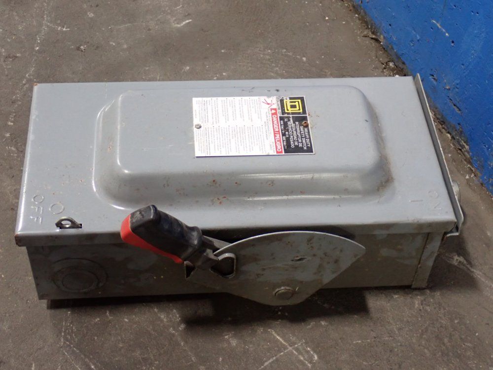 Square D 60 Amp / 600 Vac Fusible Disconnect - H362nrb