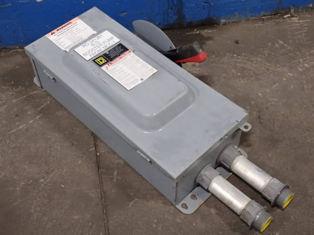 Square D 100 Amp / 600 Vac Non Fusible Disconnect - Hu363awk