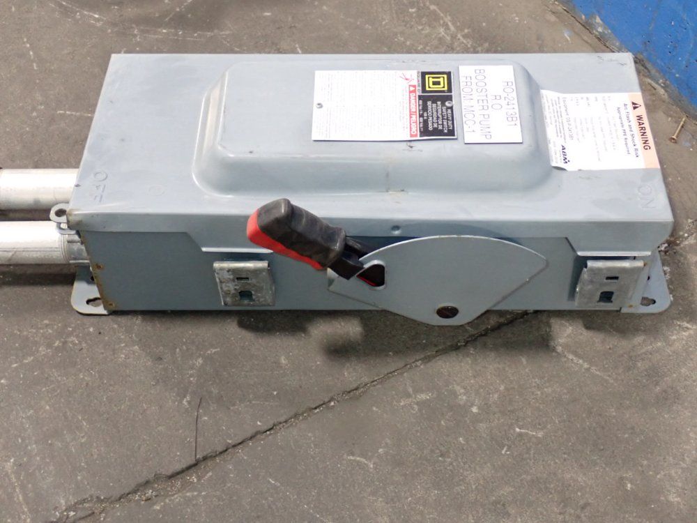 Square D 100 Amp / 600 Vac Non Fusible Disconnect - Hu363awk