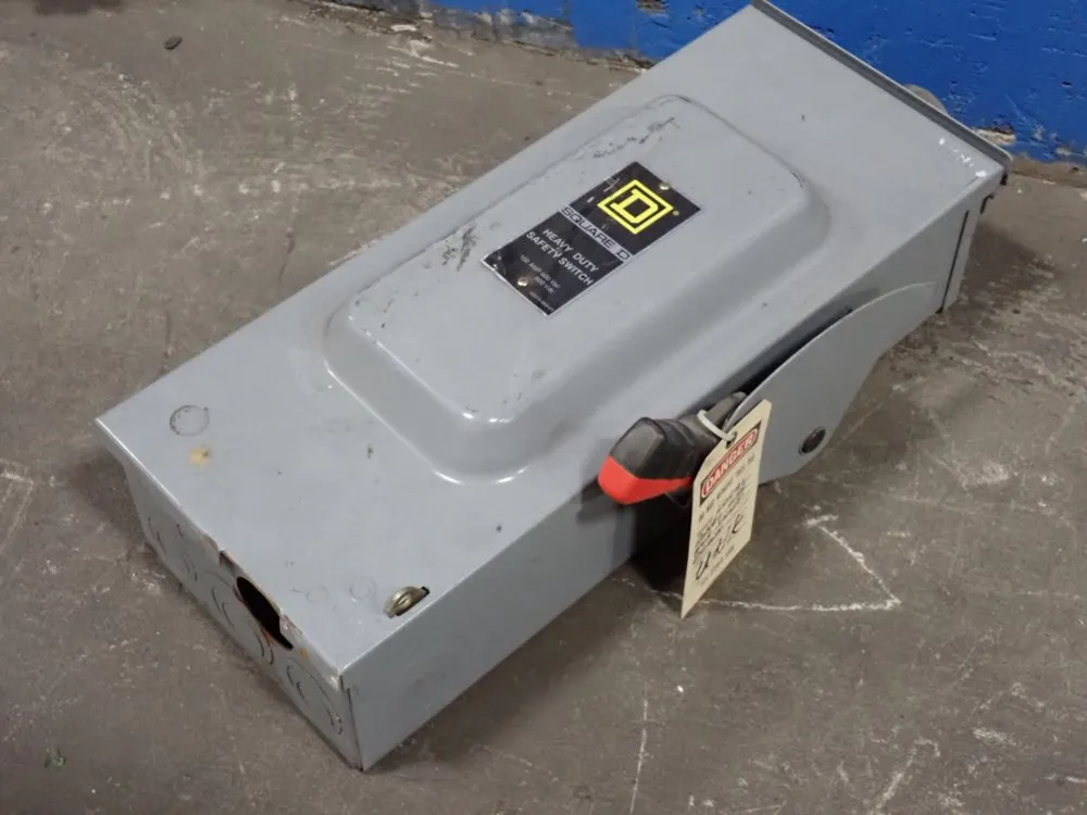 Square D 100 Amp / 600 Vac Non Fusible Disconnect