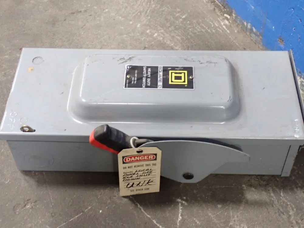 Square D 100 Amp / 600 Vac Non Fusible Disconnect