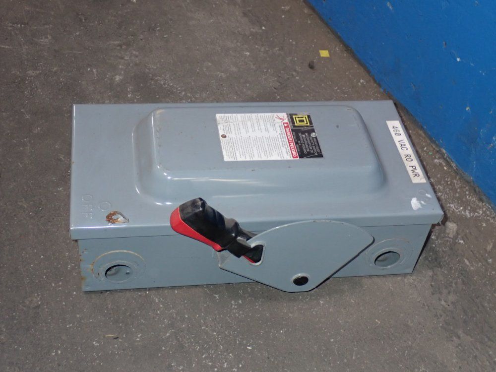 Square D 60 Amp / 600 Vac Fusible Disconnect - H362
