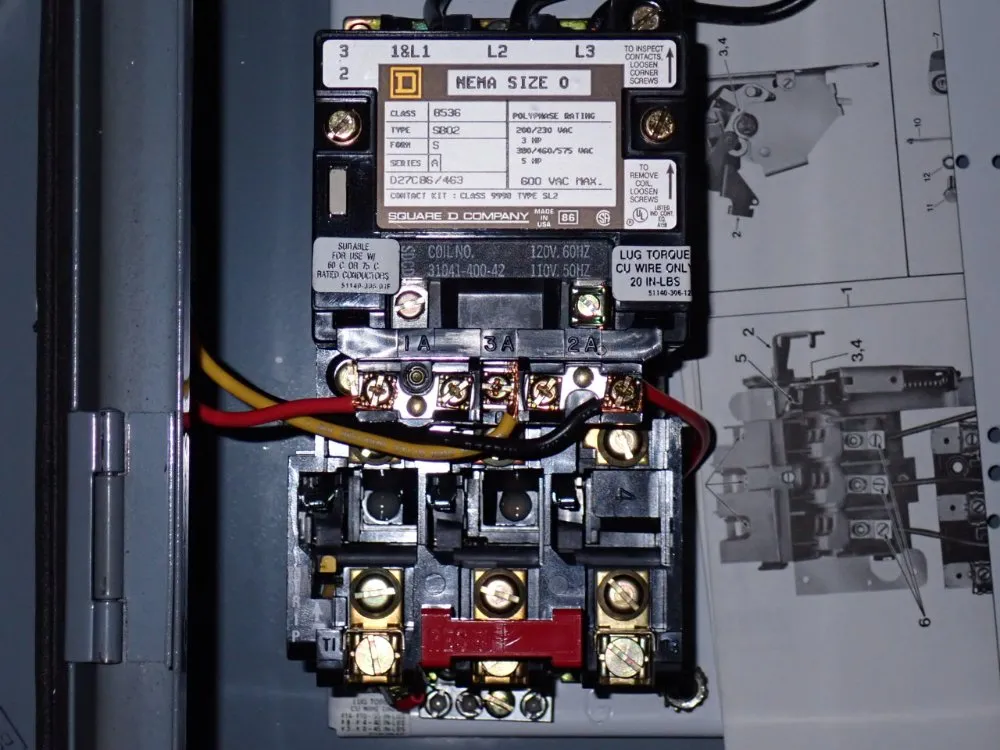 Square D Size 0 Combination Starter - Sba23