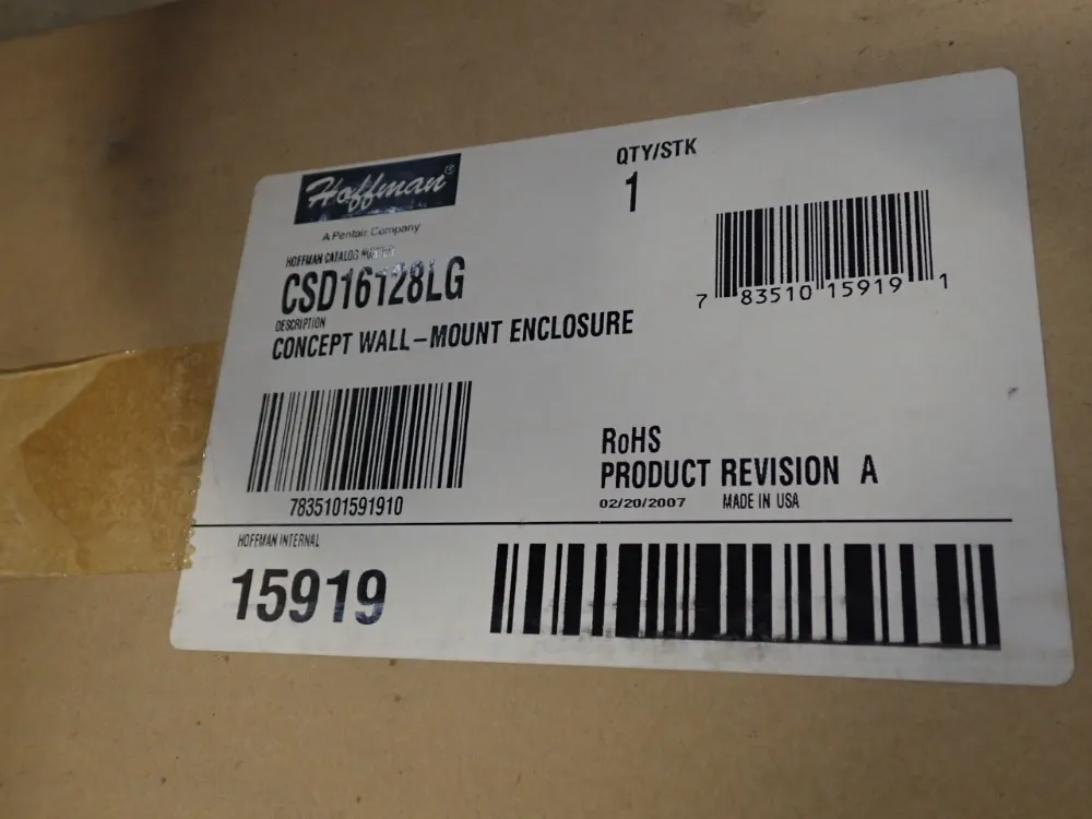 Hoffman Wall-mount Enclosure - Csd16128lg