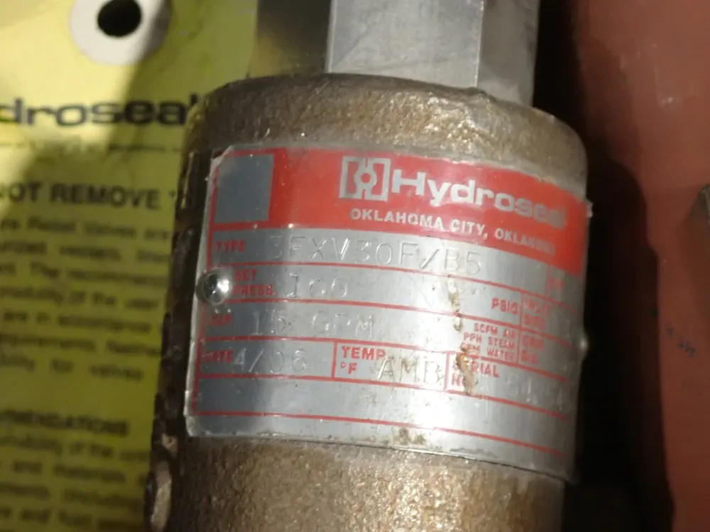 Teledyne, Hydroseal, U.s.valve Pressure Relief Valve, Check Valve