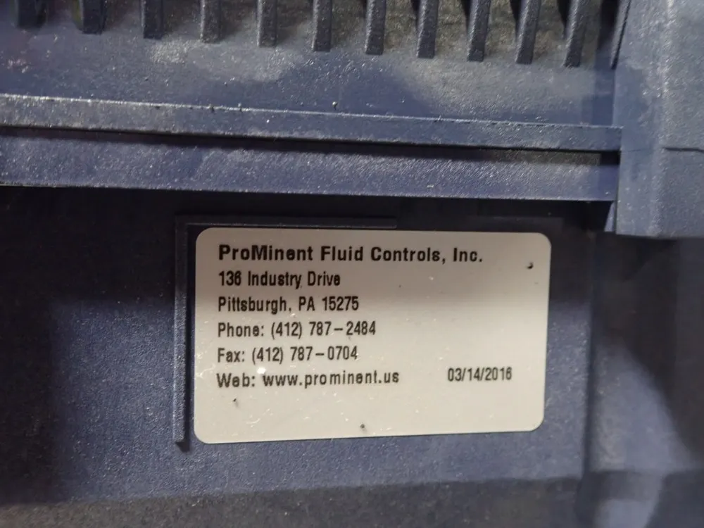 Prominent Metering Pump - S2cbh16090pvta070ud810s1en