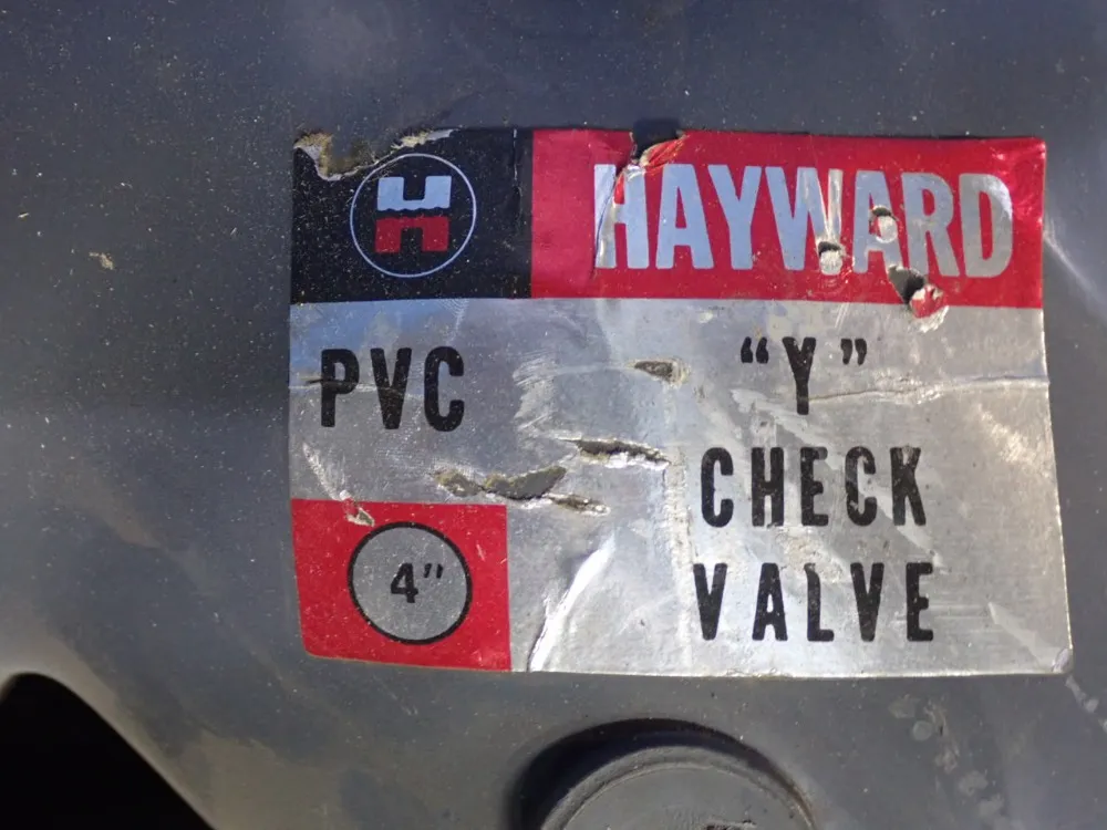 Hayward Y-check Valve