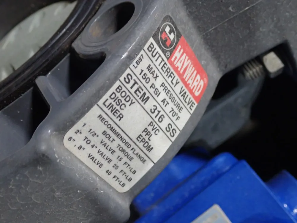 Hayward Butterfly Valve