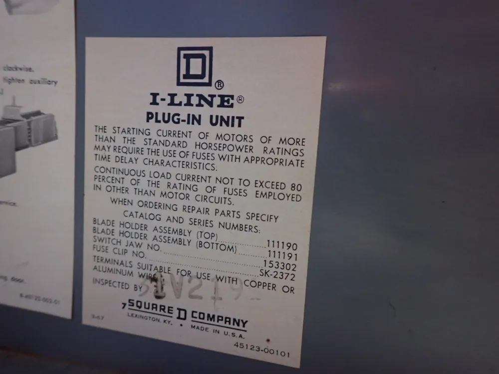 Square D 30 Amp Busway Switch - Pq-4603