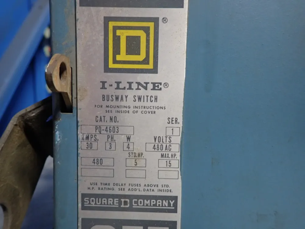 Square D 30 Amp Busway Switch - Pq-4603