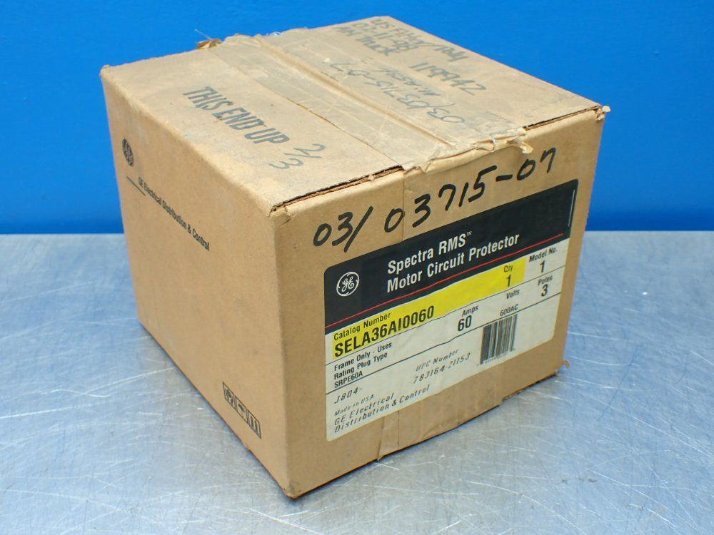 General Electric Spectra Rms Motor Circuit Protector - Sela36ai0060