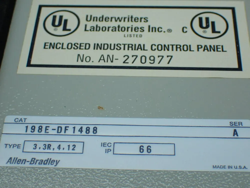 Allen-bradley Starter W/ Enclosure - 109-a60fa3-a1k