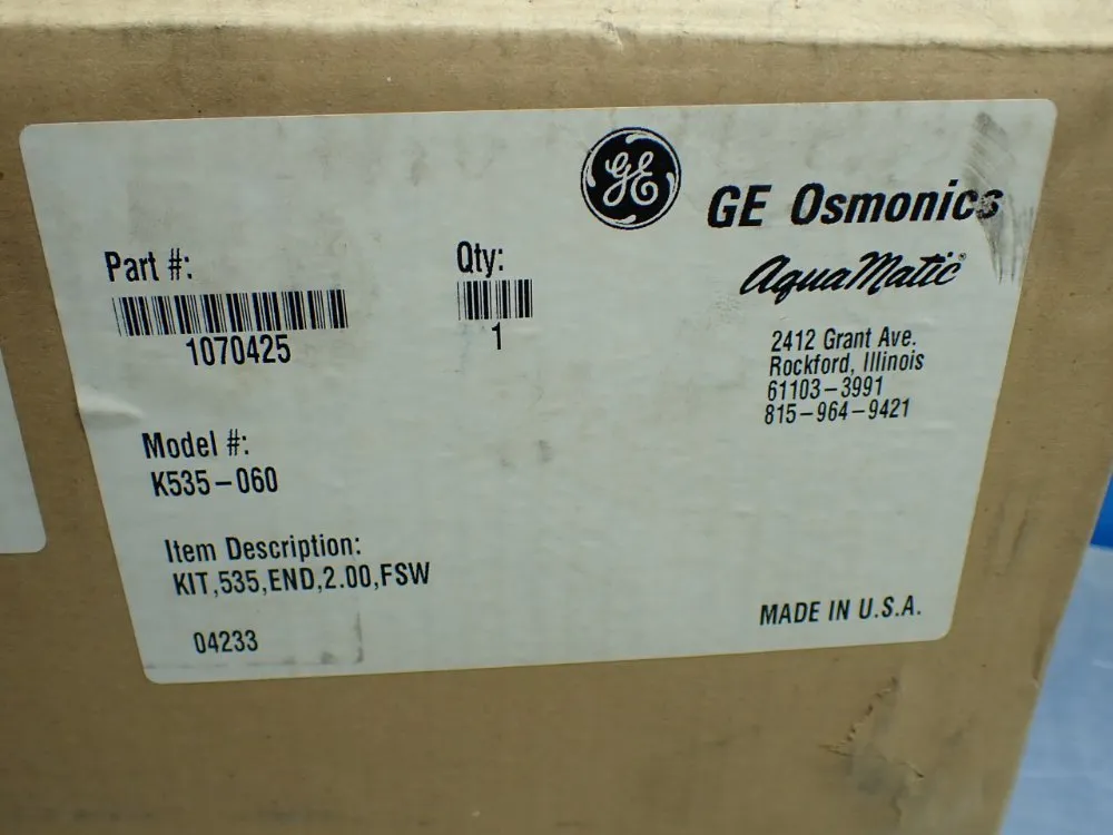 Ge Osmonics Solenoid Valve. - K535-x210-14000