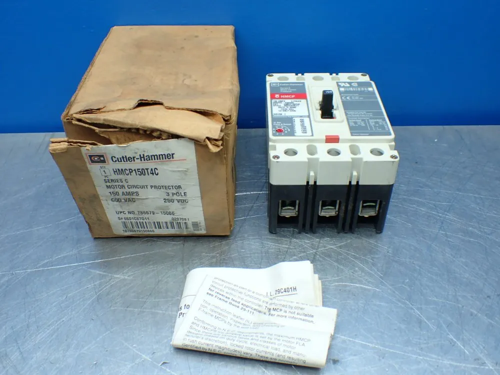 Cutler-hammer Motor Circuit Protector. - Hmcp150t4c