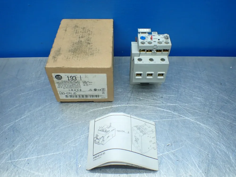 Allen-bradley Overload Relay - 193-ea1jd