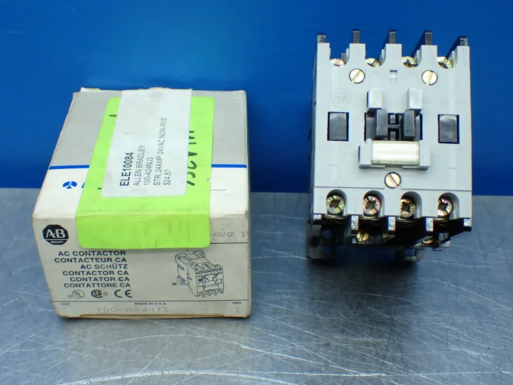 Allen-bradley Ac Contactor - 100-a24nj3