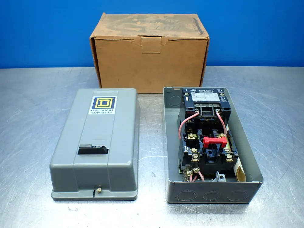 Square D Nema Type 1 Ac Magnetic Starter - 8536 Sbg-1