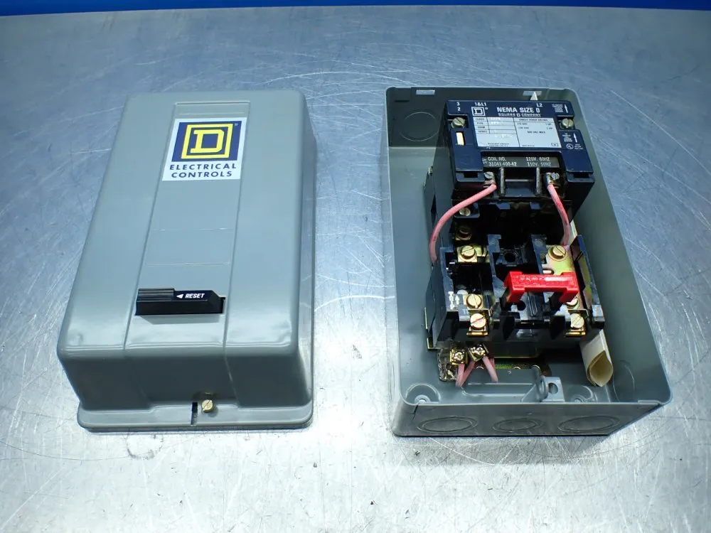 Square D Nema Type 1 Ac Magnetic Starter - 8536 Sbg-1