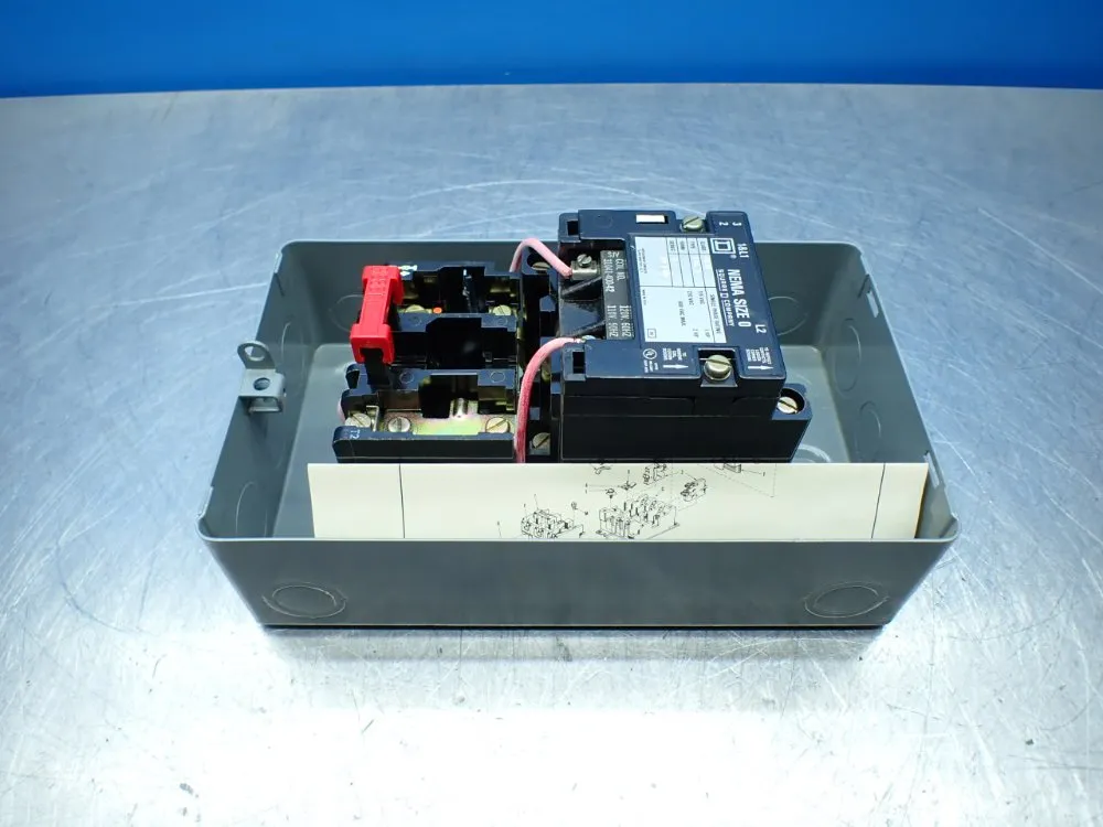 Square D Nema Type 1 Ac Magnetic Starter - 8536 Sbg-1