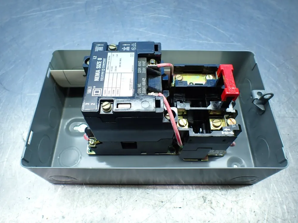 Square D Nema Type 1 Ac Magnetic Starter - 8536 Sbg-1