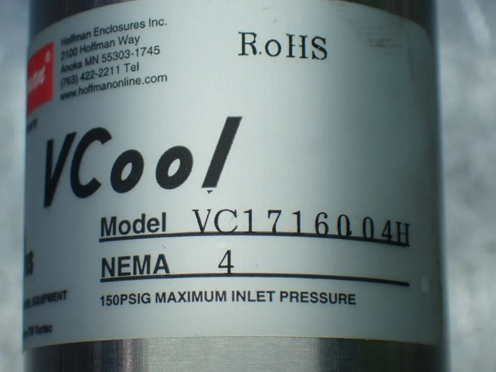 Hoffman Vortex Cooler Type 4x - Vc1716004h