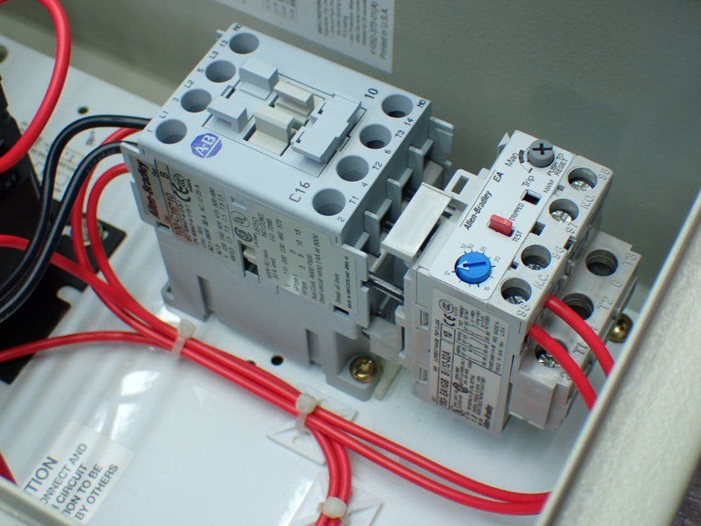 Allen-bradley Non-reversing Starter W/ Enclosure - 109-c16fba1g-3-6p