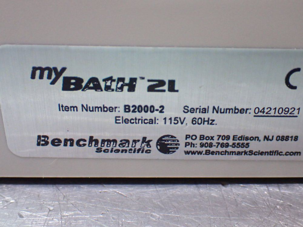 Benchmark Scientific Mybath 2 Liter Water Bath - B2000-2