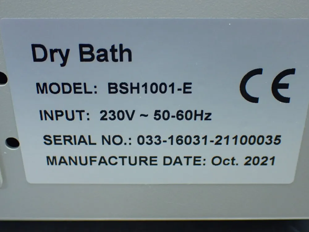 Chemglass Life Sciences Digital Heat Block Dry Bath - Bsh1001-e