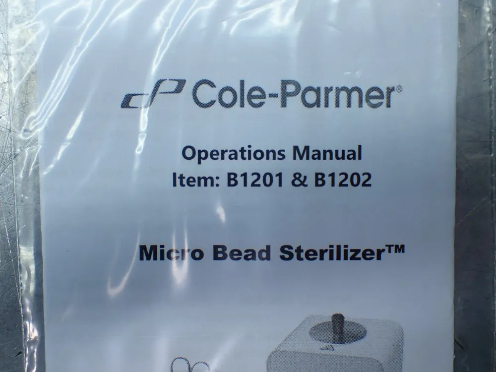 Cole-parmer Microbead Sterilizer - B1201