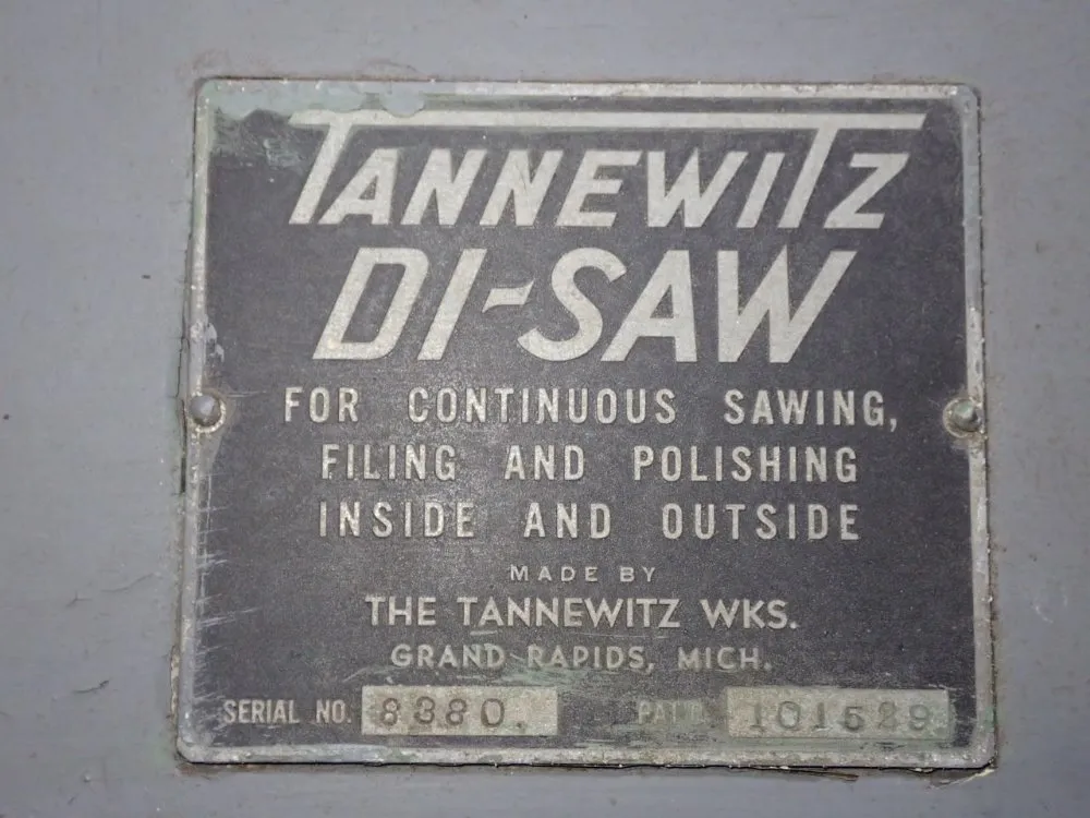 Tannewitz 23 1/2" / 36 1/2" Vertical Band Saw - 101589