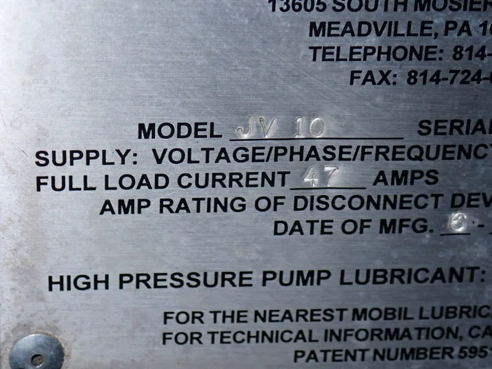 Chip Blaster High Pressure Volume Coolant System - Jv10