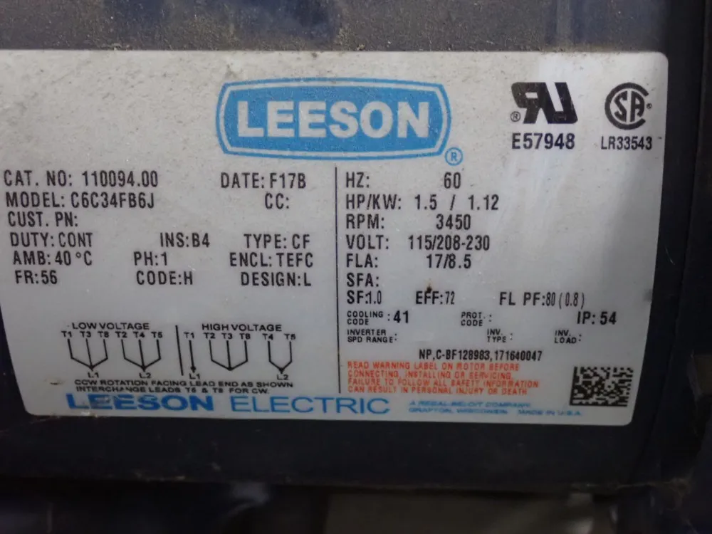 Peerless 1.5 Hp Blower - Pw11