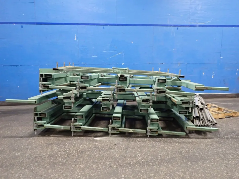 Steel Storage System 82 3/4" Roll Out Racking