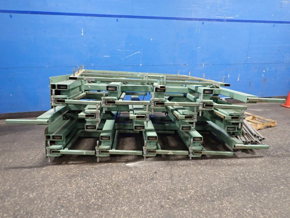 Steel Storage System 82 3/4" Roll Out Racking