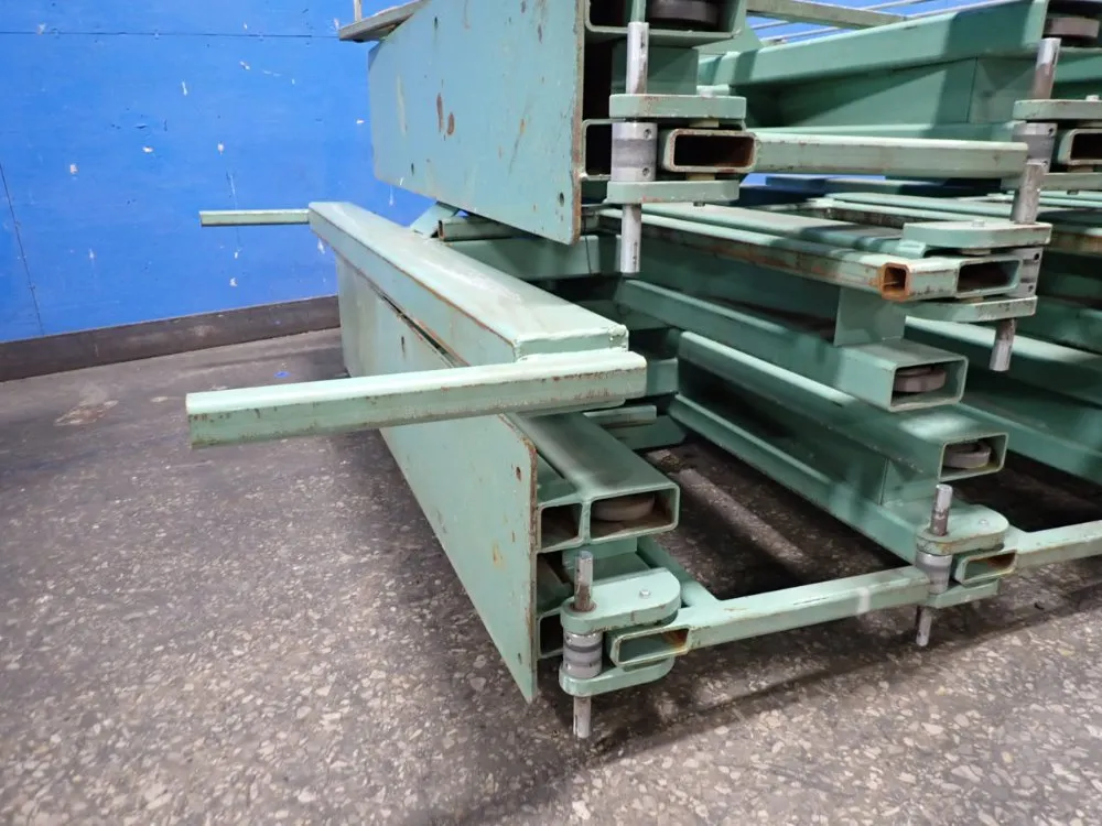 Steel Storage System 82 3/4" Roll Out Racking