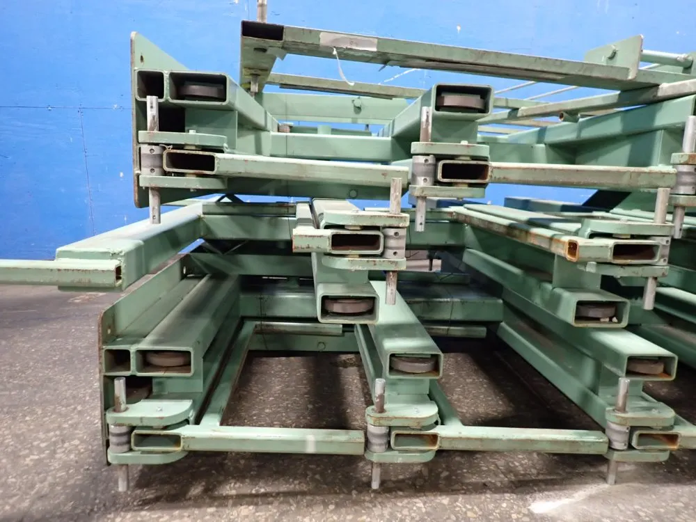 Steel Storage System 82 3/4" Roll Out Racking
